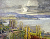 Landscape of Northern Greece (possibly Chalkidiki), 1914